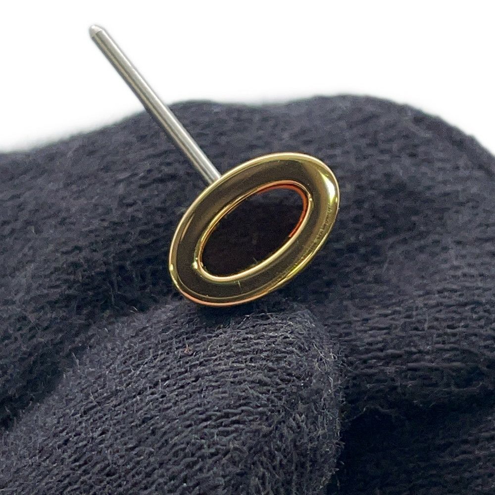 エルメス ピアス ミニ・ポップアッシュ ブラック/ゴールド金具 Hモチーフ HERMES Pop H ポップH