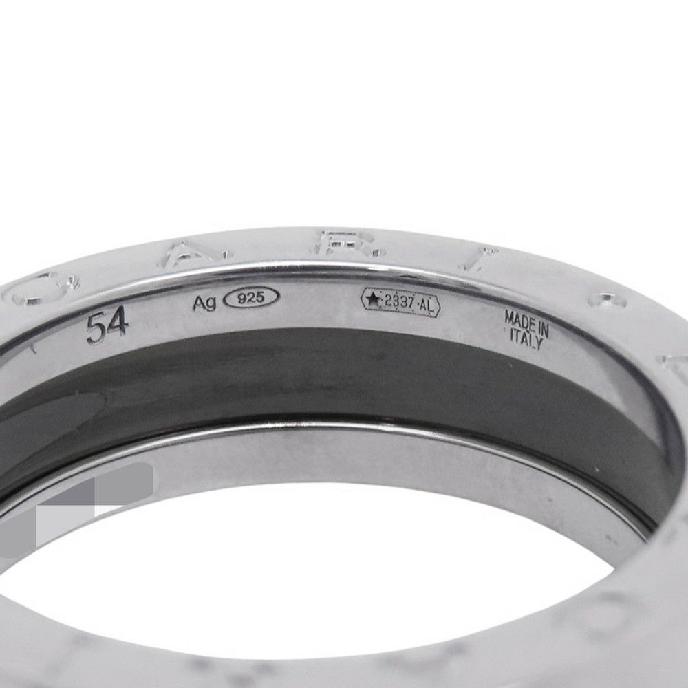 ブルガリ リング セーブ・ザ・チルドレン ビーゼロワン B-zero1 1バンド SV925/ブラックセラミック サイズ54 346099