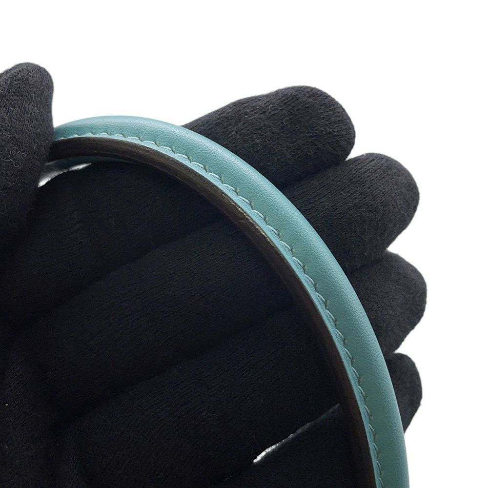 エルメス ハンドバッグ ボリード スクレ ブルーアトール/シルバー金具 スイフト X刻印