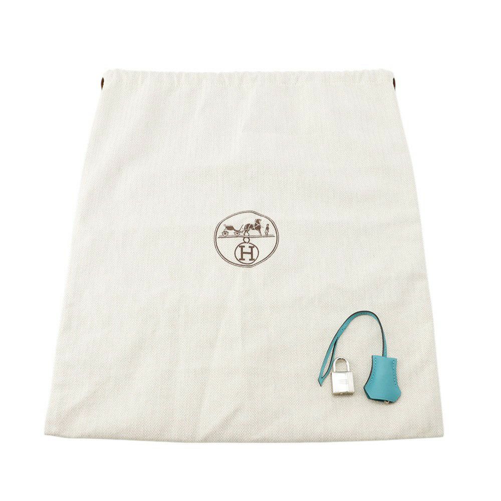 エルメス ハンドバッグ ボリード スクレ ブルーアトール/シルバー金具 スイフト X刻印