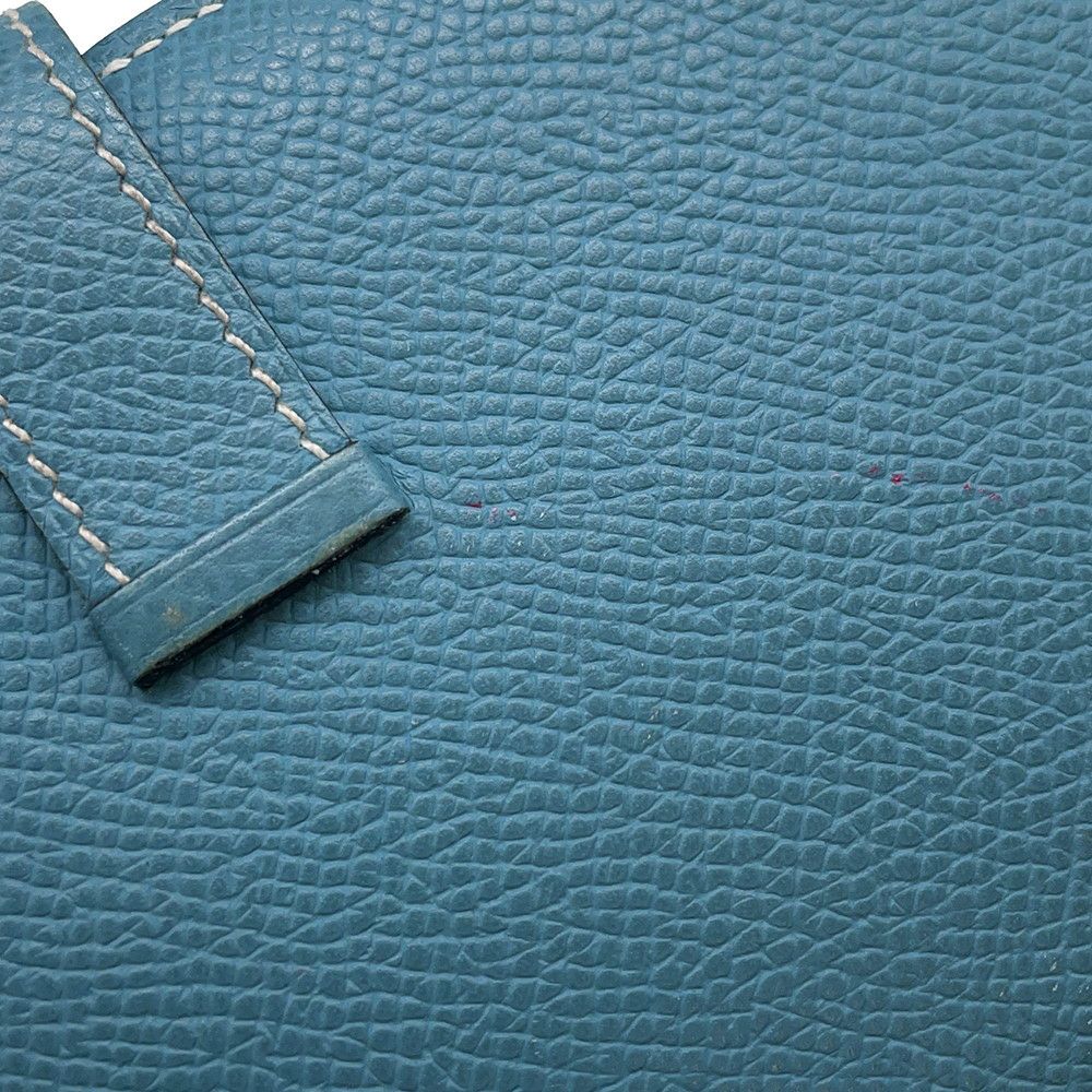 エルメス 長財布 ベアンスフレ ブルージーン/シルバー金具 エプソン □N刻印 HERMES 財布