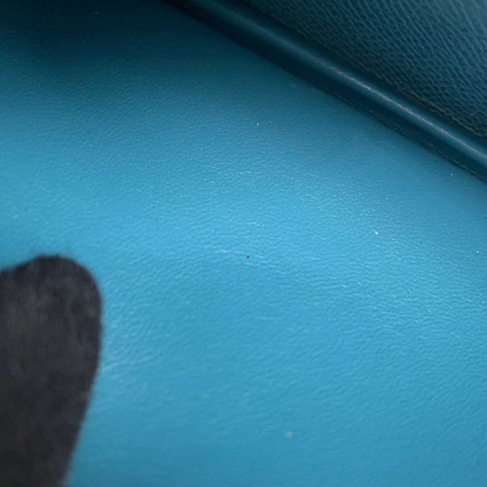 エルメス 長財布 ベアンスフレ ブルージーン/シルバー金具 エプソン □N刻印 HERMES 財布