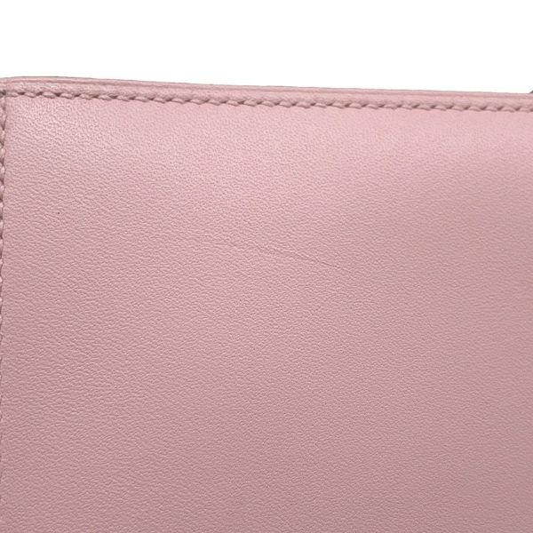 エルメス 長財布 ベアンスフレ ローズサクラ/ブーゲンビリア/シルバー金具 タデラクト/リザード X刻印