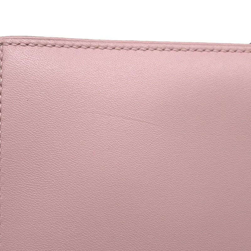 エルメス 長財布 ベアンスフレ ローズサクラ/ブーゲンビリア/シルバー金具 タデラクト/リザード X刻印