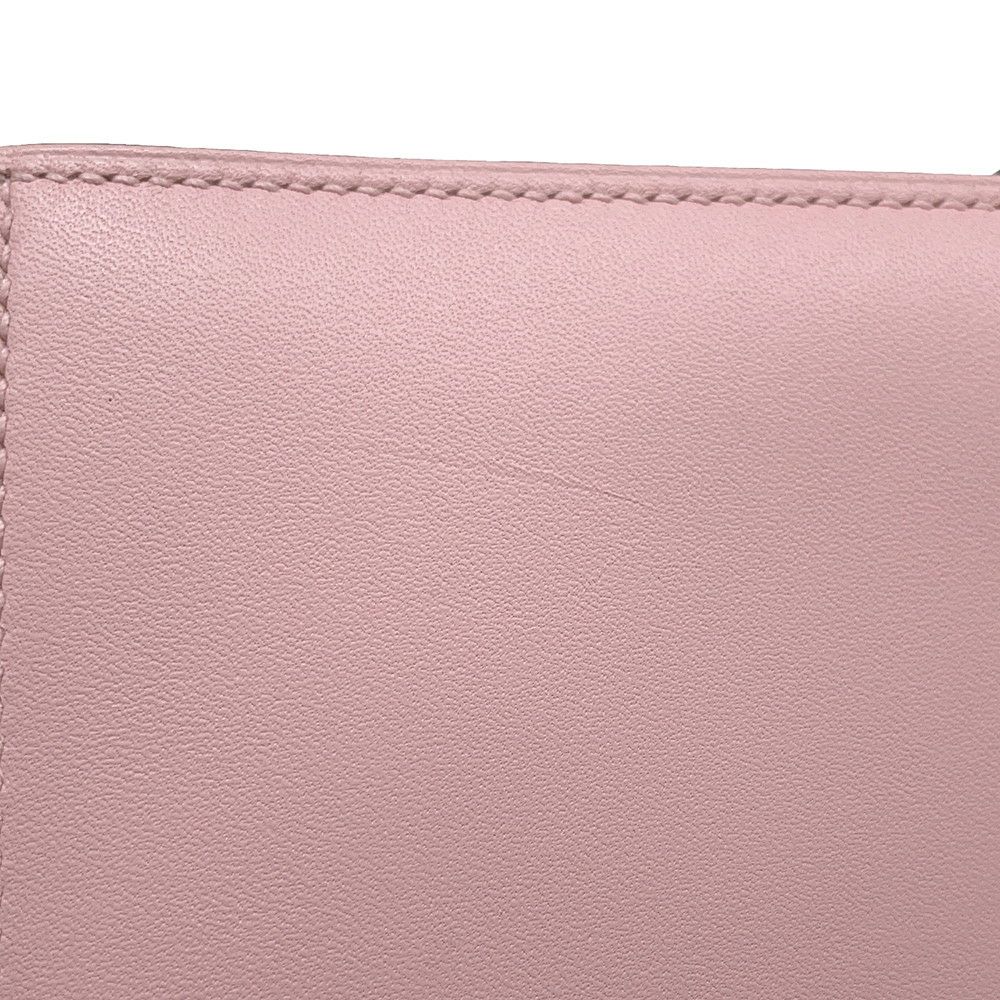 エルメス 長財布 ベアンスフレ ローズサクラ/ブーゲンビリア/シルバー金具 タデラクト/リザード X刻印