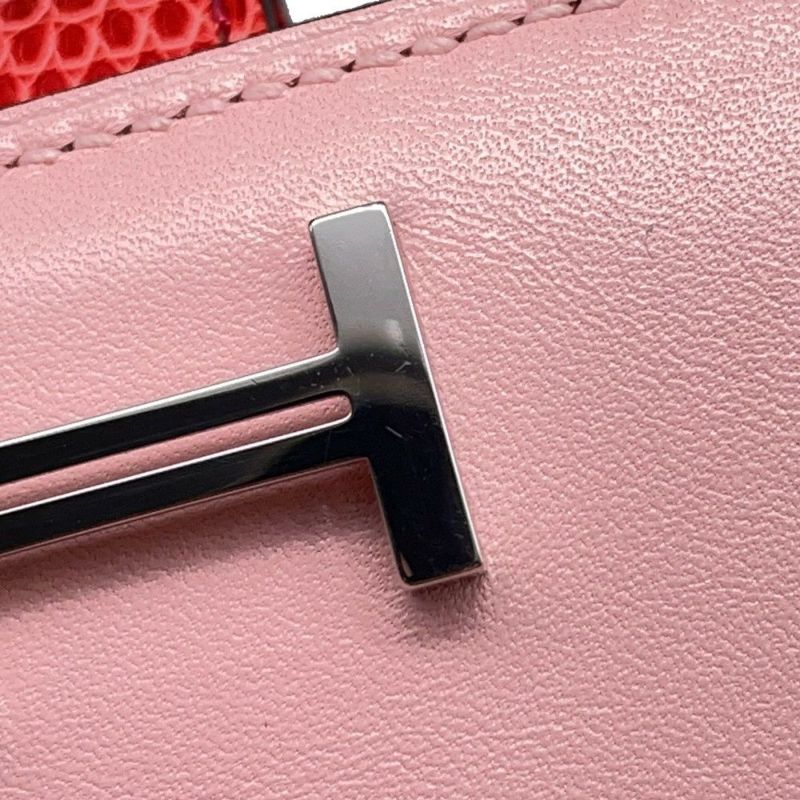 エルメス 長財布 ベアンスフレ ローズサクラ/ブーゲンビリア/シルバー金具 タデラクト/リザード X刻印