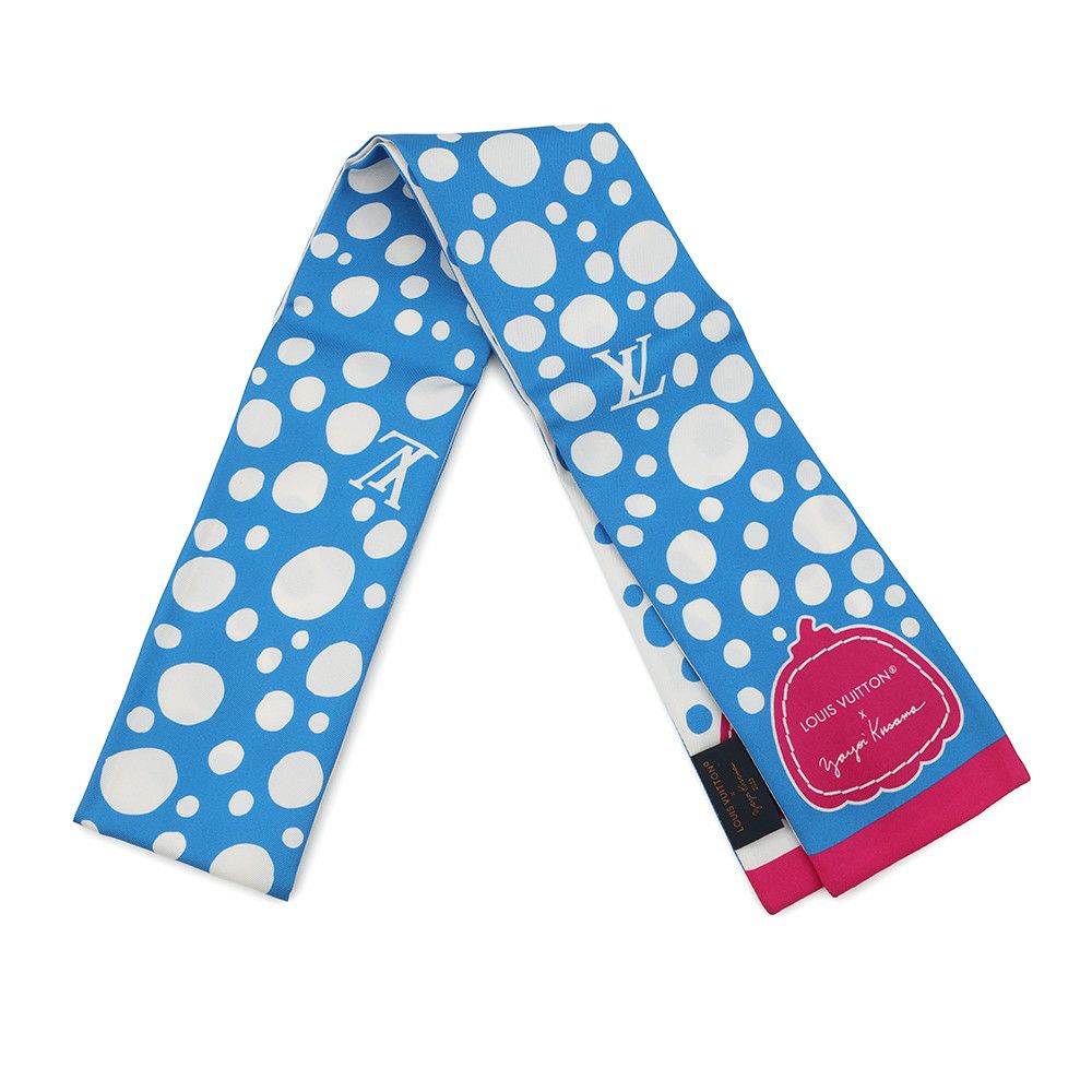 ルイヴィトン スカーフ バンドー・インフィニティドット LV×YK シルク M78290 LOUIS VUITTON 草間彌生 コラボ