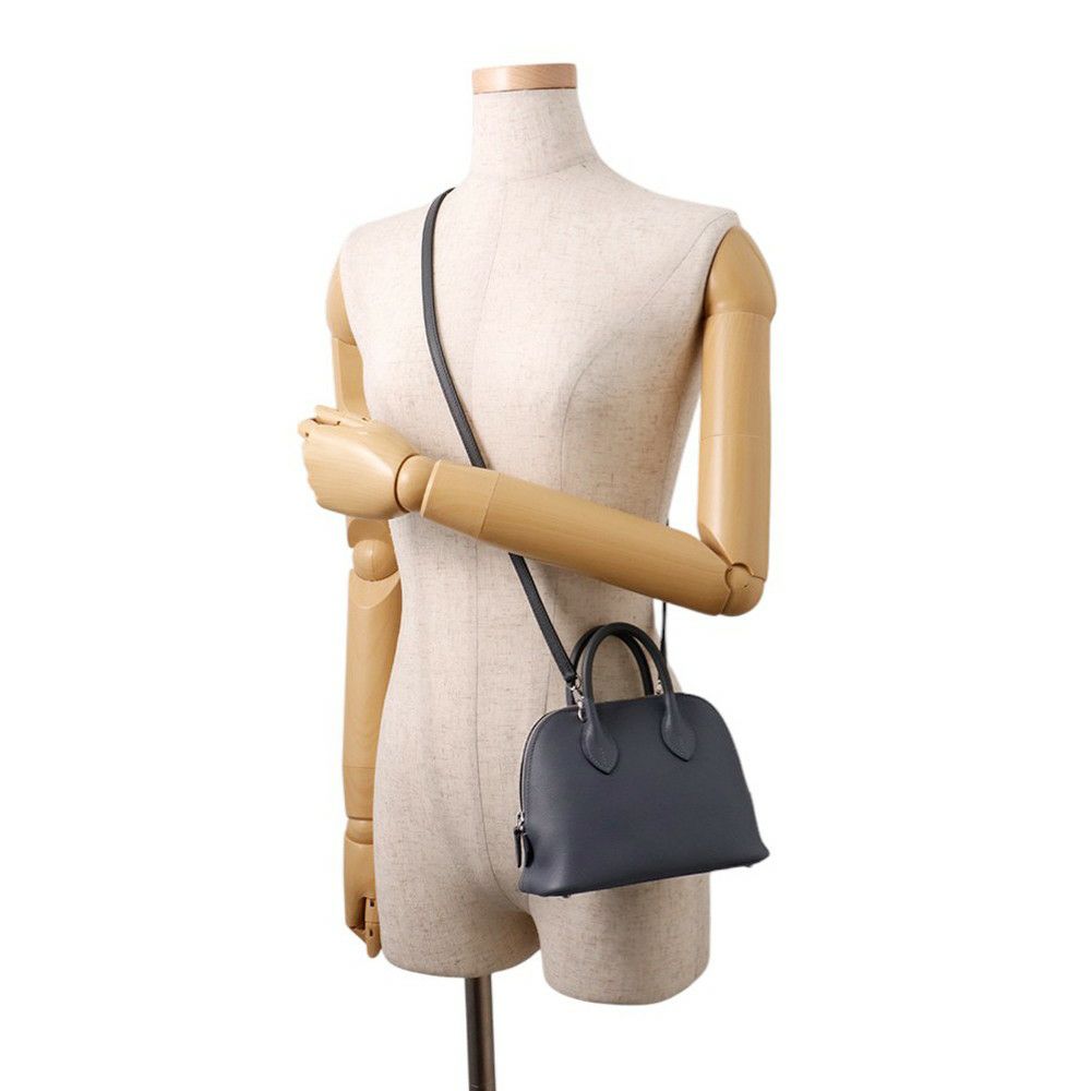 エルメス ボリード1923 ミニ グリミスティ/シルバー金具 エバーカラー W刻印 ２wayショルダー