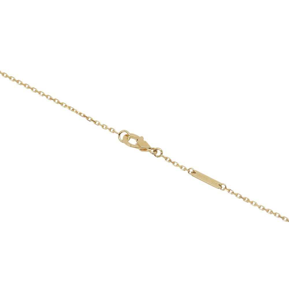 ヴァンクリーフ&アーペル ネックレス ヴィンテージ アルハンブラ ペンダント ブルーアゲート K18YGイエローゴールド VCARP9SY00