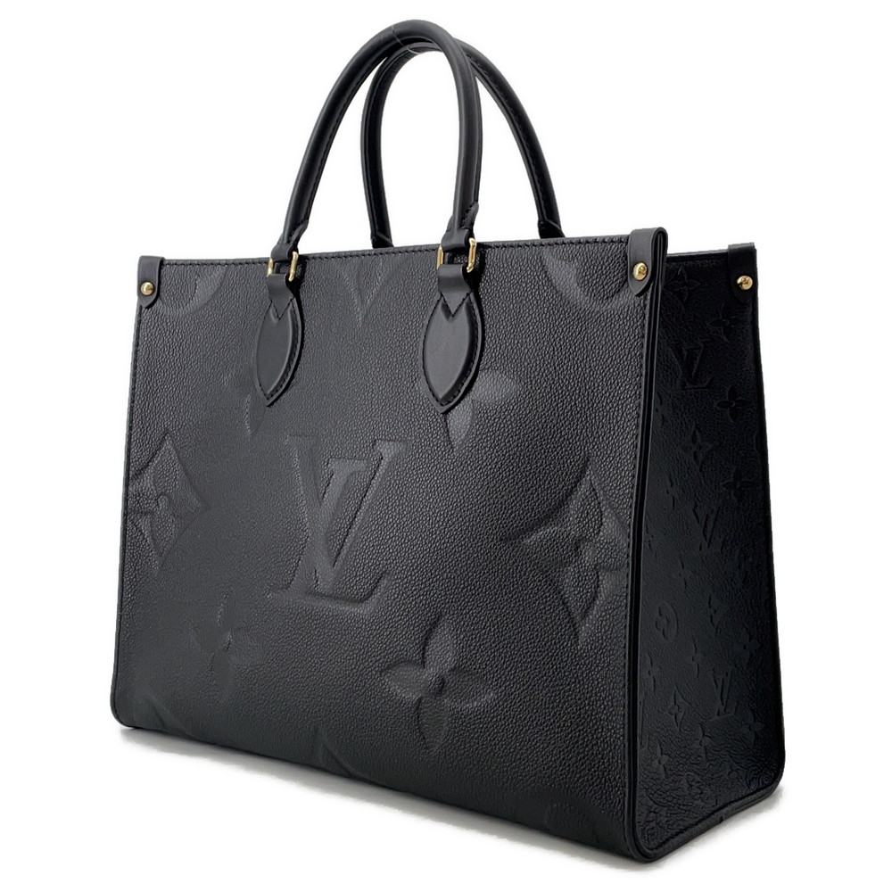 ルイヴィトン トートバッグ モノグラム・アンプラント オンザゴー MM M45595 2way ショルダーバッグ ブラック 黒