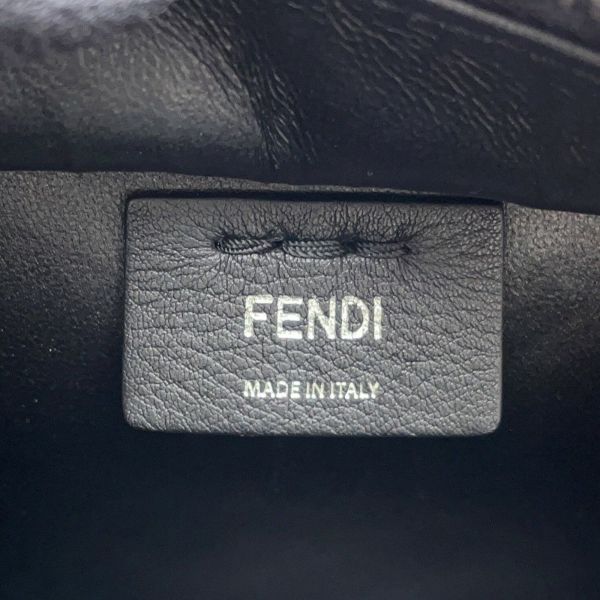 フェンディ ハンドバッグ プチ トロワジュール レザー 8BH333 FENDI 2wayショルダーバッグ 黒