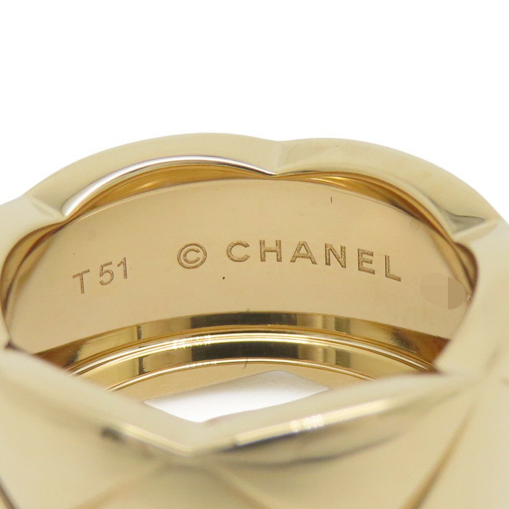 シャネル リング ココクラッシュ コレクション ラージモデル K18YGイエローゴールド リングサイズ51 J10574 ジュエリー 指輪