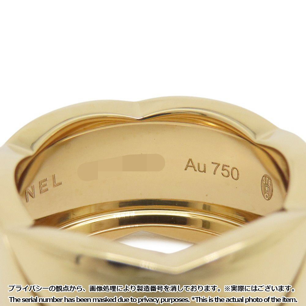 シャネル リング ココクラッシュ コレクション ラージモデル K18YGイエローゴールド リングサイズ51 J10574 ジュエリー 指輪