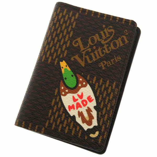 ルイヴィトン カードケース ダミエ・ジャイアント オーガナイザー・ドゥ ポッシュ N60391 LOUIS VUITTON ヴィトン カード入れ パスケース NIGOコラボ