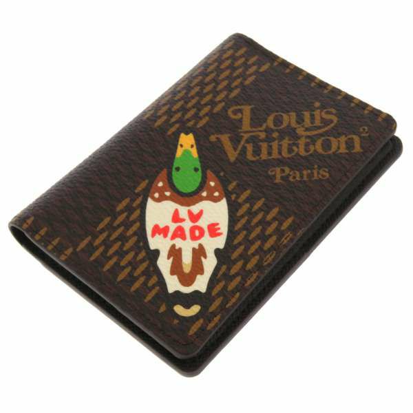 ルイヴィトン カードケース ダミエ・ジャイアント オーガナイザー・ドゥ ポッシュ N60391 LOUIS VUITTON ヴィトン カード入れ パスケース NIGOコラボ