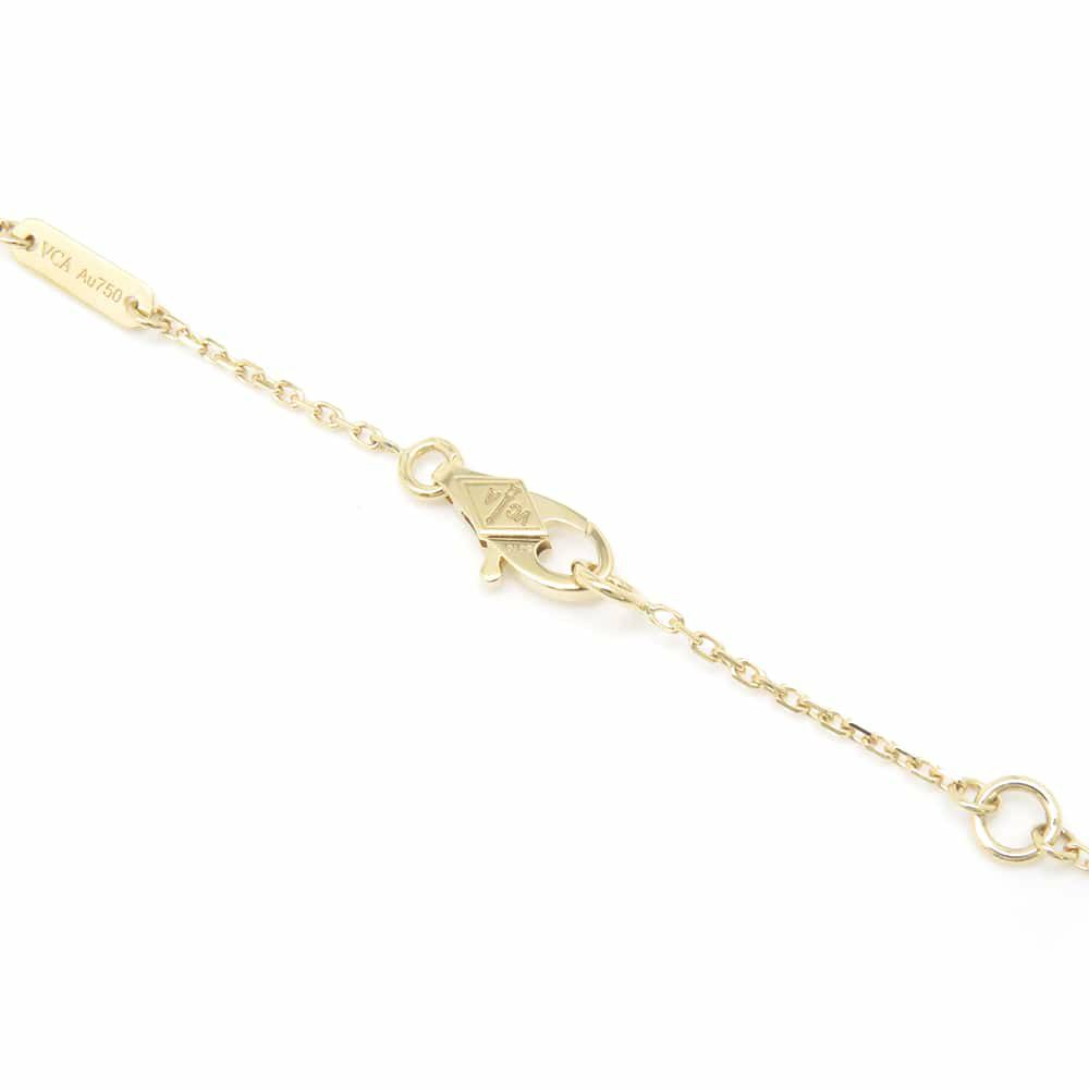 ヴァンクリーフ&アーペル ネックレス フリヴォル ペンダント ミニ ダイヤ 1P 0.05ct K18YGイエローゴールド VCARP0J100