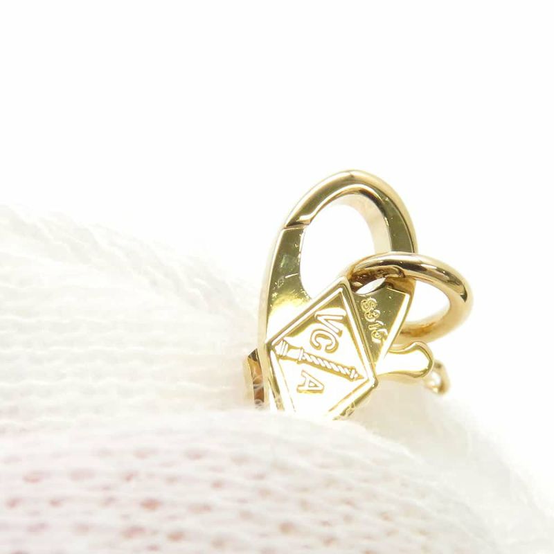 ヴァンクリーフ&アーペル ネックレス フリヴォル ペンダント ミニ ダイヤ 1P 0.05ct K18YGイエローゴールド VCARP0J100