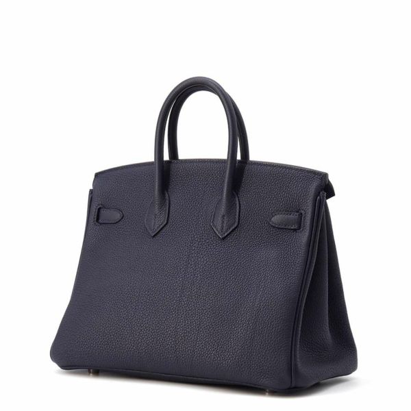 エルメス バーキン25 ブルーニュイ/シルバー金具 トゴ Z刻印 HERMES Birkin ハンドバッグ