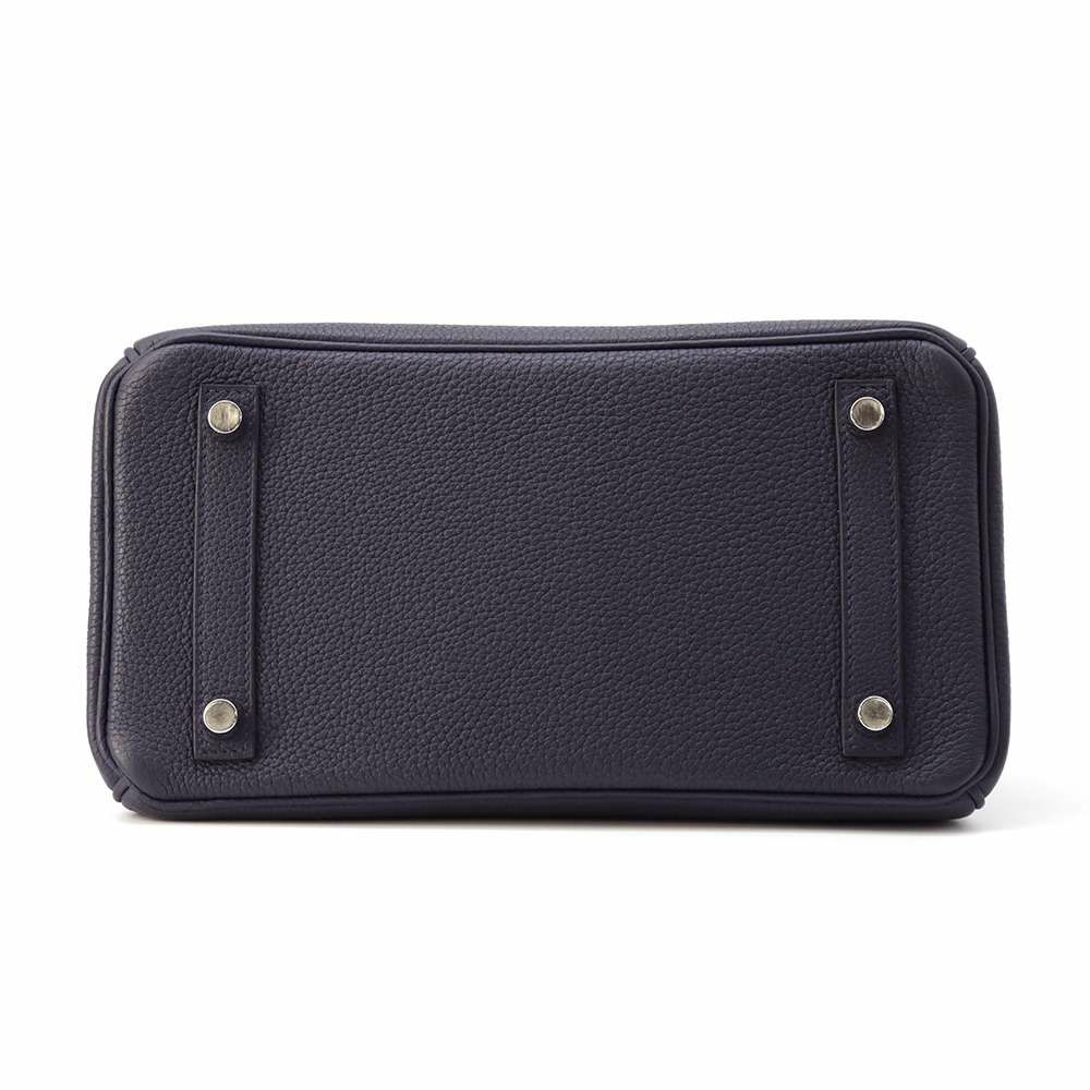 エルメス バーキン25 ブルーニュイ/シルバー金具 トゴ Z刻印 HERMES Birkin ハンドバッグ