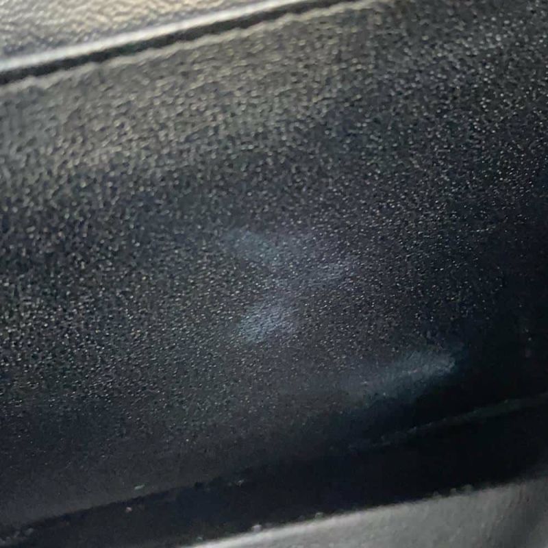 シャネル チェーンショルダーバッグ マトラッセ25 ココマーク ダブルチェーン キャビアスキン A01112 CHANEL 黒