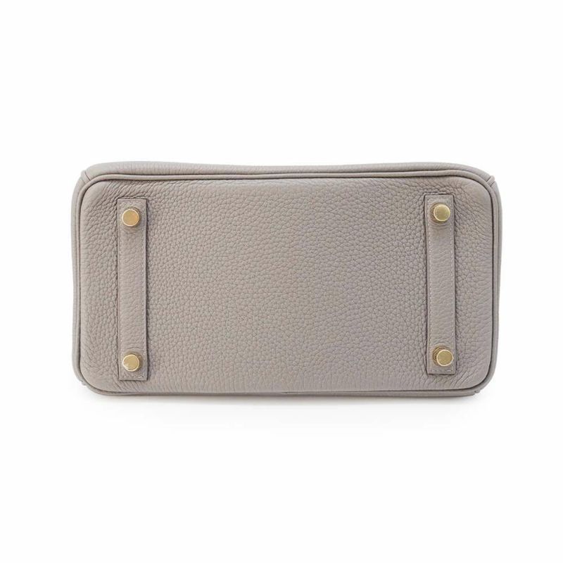 エルメス バーキン25 グリメイヤー/シャンパンゴールド金具 トゴ W刻印 HERMES Birkin ハンドバッグ