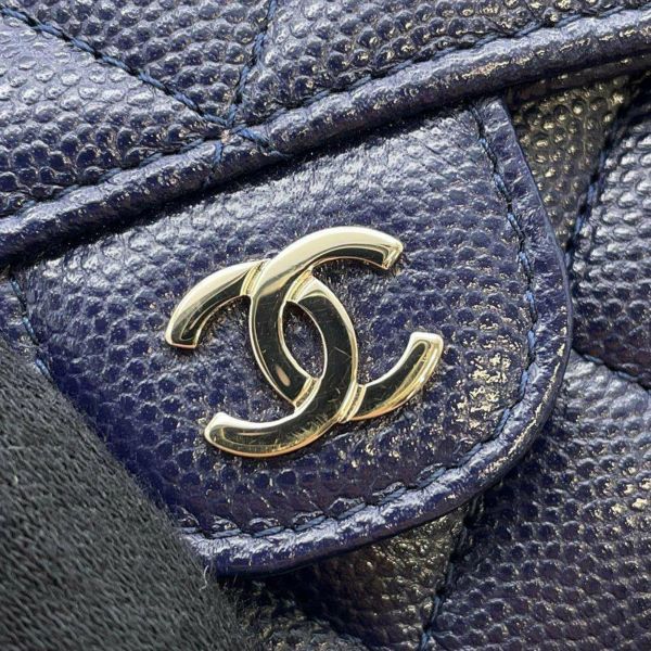 シャネル 財布 マトラッセ ココマーク キャビアスキン ブラック AP0232 CHANEL 三つ折り財布