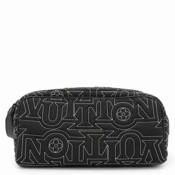 ルイヴィトン セカンドバッグ ナイロン/LVスノー ドップ・キット M21435 LOUIS VUITTON ポーチ ハンドバッグ 黒 ブラック  安心保証 | 中古・新品ブランド販売ギャラリーレア公式通販