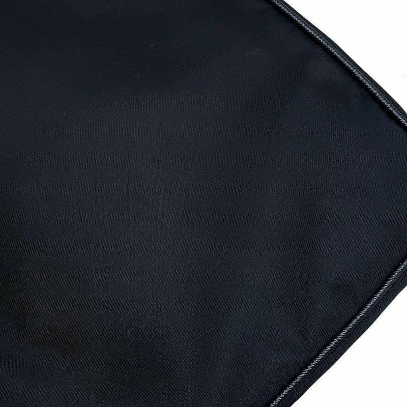 プラダ ショルダーバッグ ナイロン サフィアーノレザー 2VH118 PRADA バッグ 黒