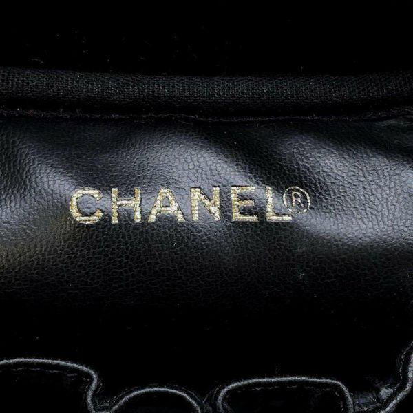 シャネル バニティバッグ ココマーク キャビアスキン 縦型 A01998 CHANEL バッグ 化粧ポーチ コスメポーチ 黒