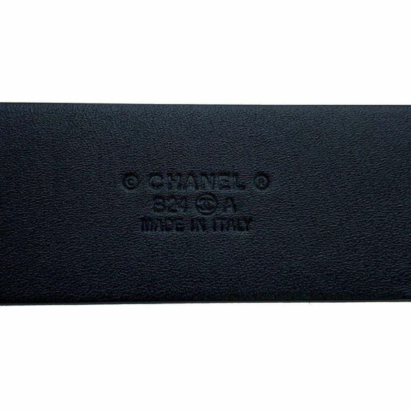 シャネル ベルト ココマーク レザー B24A サイズ70 CHANEL 黒