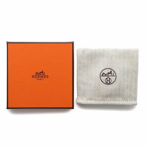 エルメス ピアス オランプ ドレ/シルバー金具 シェーブルシャムキライト HERMES アクセサリー