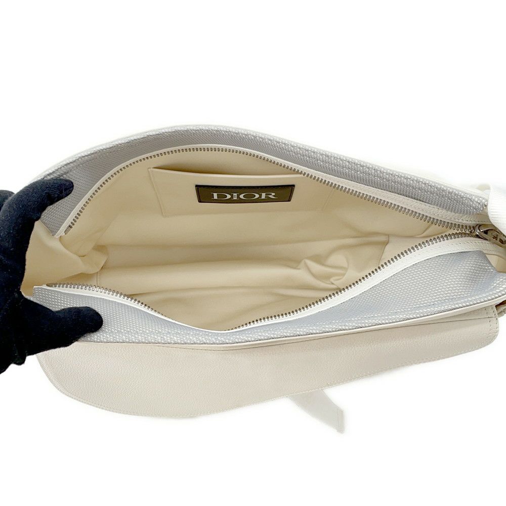 クリスチャン・ディオール ショルダーバッグ sacaiコラボ サドル メッセンジャーバッグ 1ADHO029USG