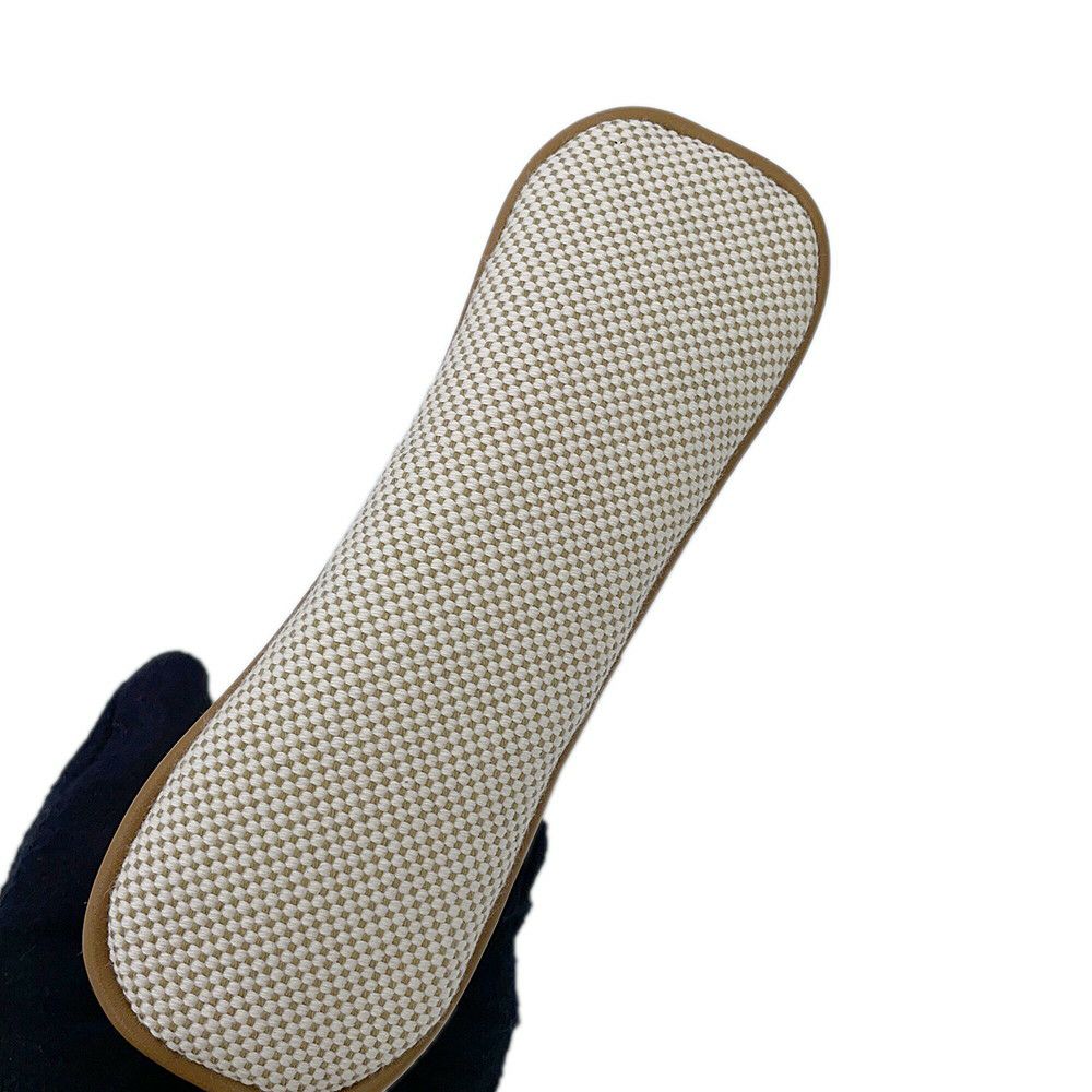 エルメス ポーチ ボリードポーチ ミニミニ カザック グレージュ/シルバー金具 コットン HERMES