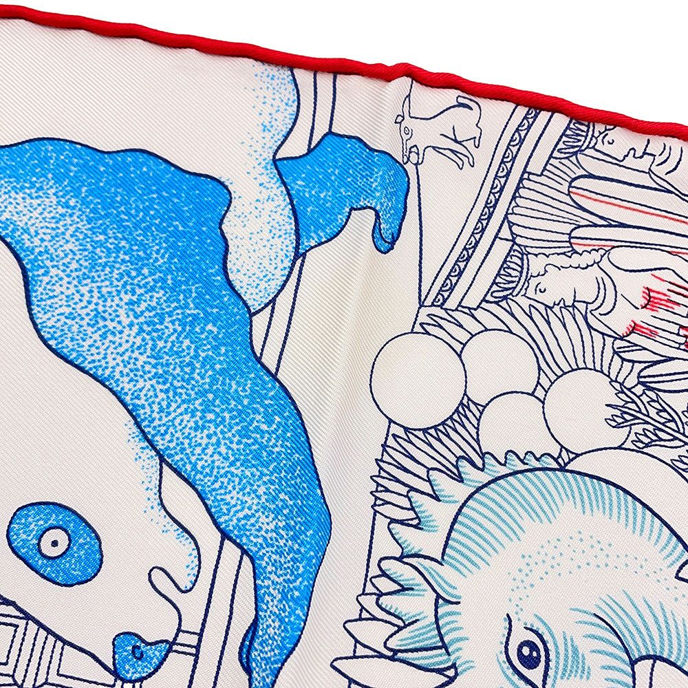 エルメス スカーフ カレ90 アニマポリス ANIMAPOLIS HERMES 2019年秋冬