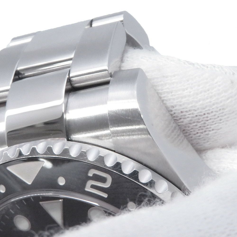 ロレックス GMTマスター2 デイト ランダムシリアル ルーレット 116710LN ROLEX 腕時計 黒文字盤