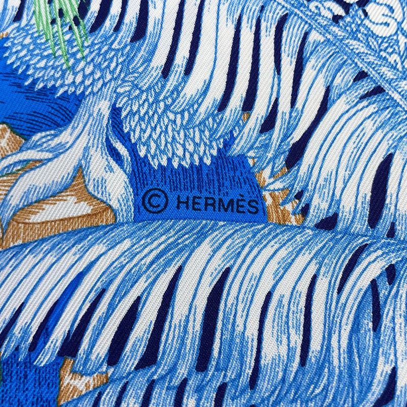 エルメス スカーフ カレ90 フォーブル・トロピカル Faubourg Tropical HERMES シルク 2021春夏