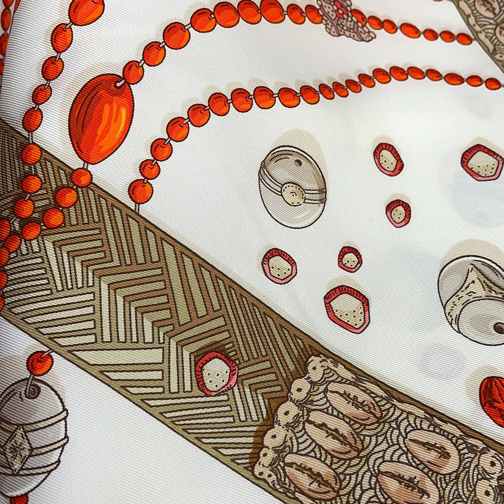 エルメス スカーフ カレ90 珊瑚の小道 Chemins de Corail HERMES シルク 2016年秋冬