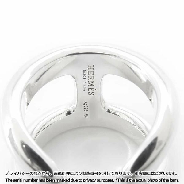 エルメス リング オスモズGM Osmose SV925シルバー リングサイズ54 HERMES ジュエリー 指輪