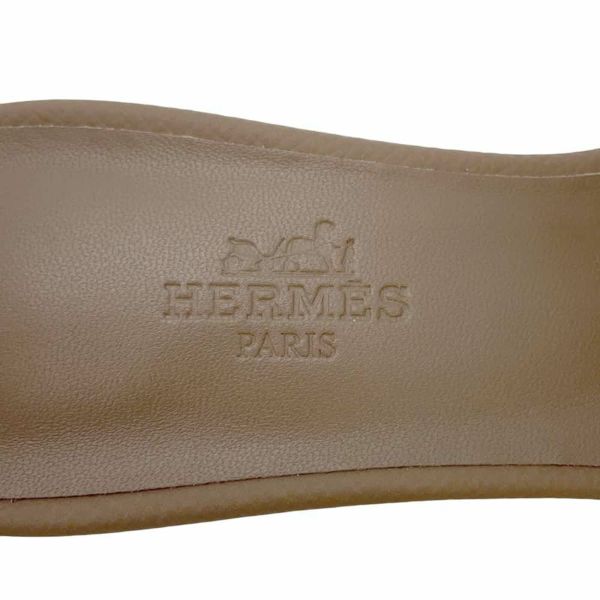 エルメス サンダル オアジス Oasis レザー レディースサイズ37 HERMES 靴