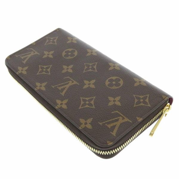 ルイヴィトン 長財布 モノグラム ジッピー・ウォレット フューシャ M41895 LOUIS VUITTON ヴィトン 財布