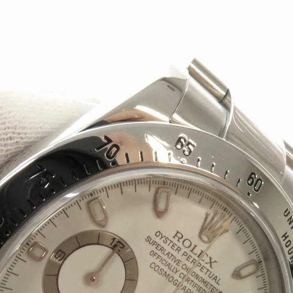 ロレックス コスモグラフ デイトナ P番 116520 ROLEX 腕時計 クロノグラフ ウォッチ 鏡面 白文字盤