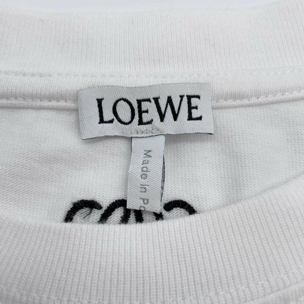 ロエベ Ｔシャツ ソープ柄 レディースサイズM S540Y22X19 LOEWE トップス 白