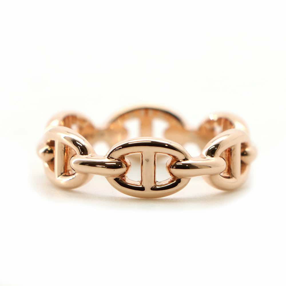 エルメス リング シェーヌダンクル アンシェネPM K18PGピンクゴールド リングサイズ52 指輪