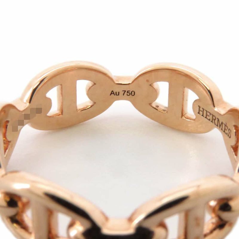 エルメス リング シェーヌダンクル アンシェネPM K18PGピンクゴールド リングサイズ52 指輪