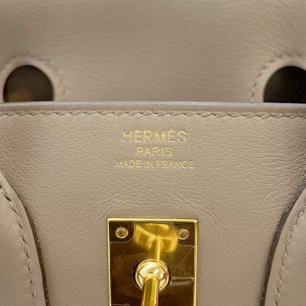 エルメス バーキン25 トゥルティエールグレー/ゴールド金具 スイフト C刻印 HERMES Birkin ハンドバッグ