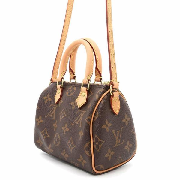 ルイヴィトン ハンドバッグ モノグラム ナノ・スピーディ M61252 LOUIS VUITTON 2WAYショルダーバッグ ヴィトン バッグ