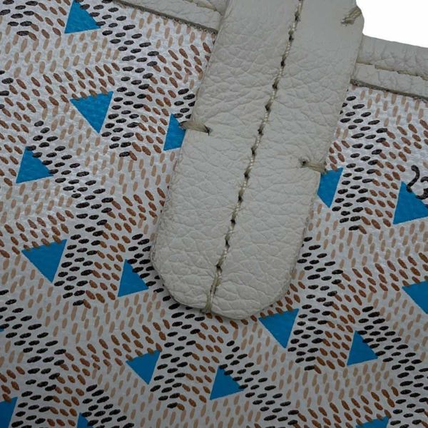 ゴヤール ハンドバッグ ポワティエ クレールヴォア ミニ PVC GOYARD 2wayショルダーバッグ 白