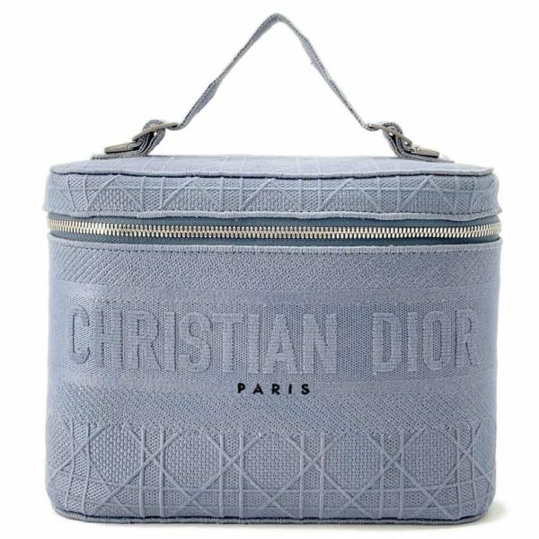 クリスチャン・ディオール ハンドバッグ カナージュ バニティバッグ キャンバス Christian Dior