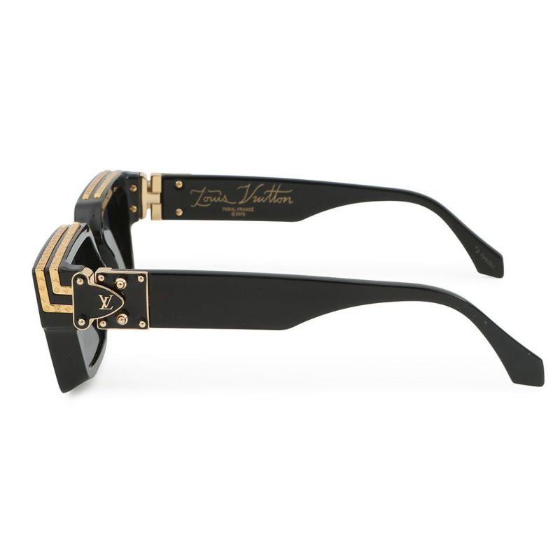 ルイヴィトン サングラス 1.1 ミリオネア アセテート 58□17 145 Z1165E LOUIS VUITTON アイウェア 黒 ブラック
