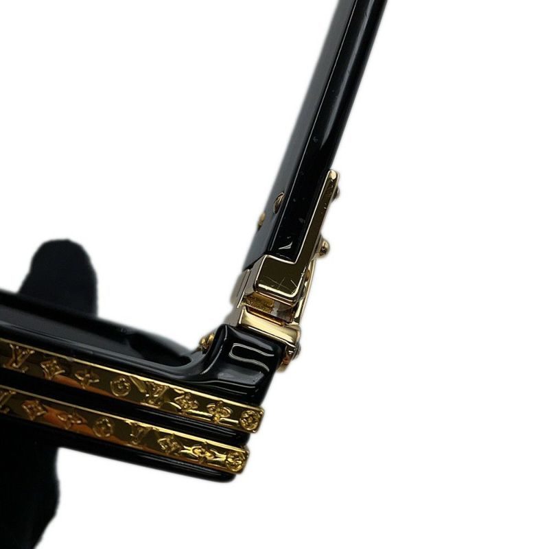 ルイヴィトン サングラス 1.1 ミリオネア アセテート 58□17 145 Z1165E LOUIS VUITTON アイウェア 黒 ブラック